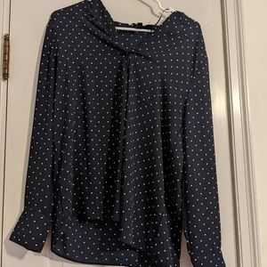Banana republic polka dot blouse